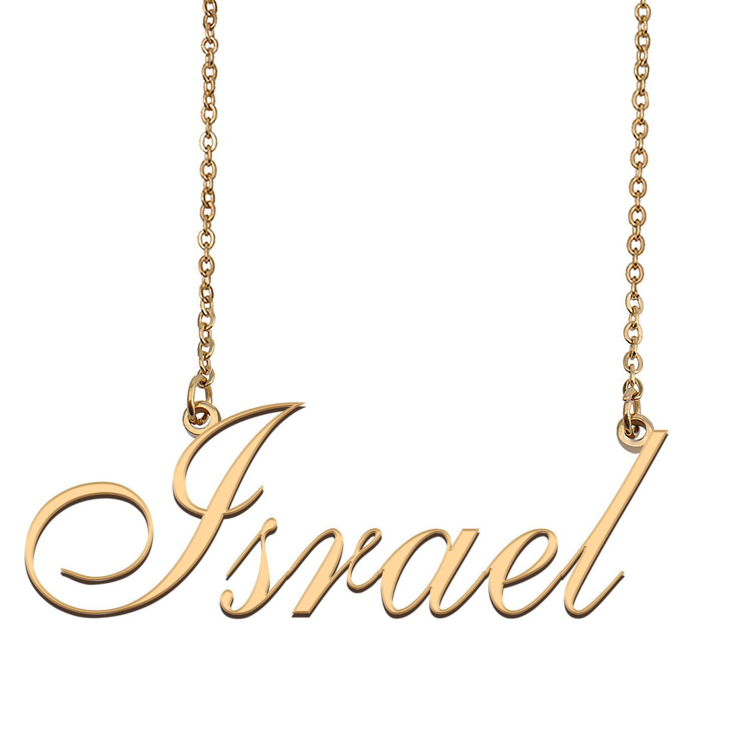 Personalized My Name Necklace Dainty personal Initial Necklace Israel