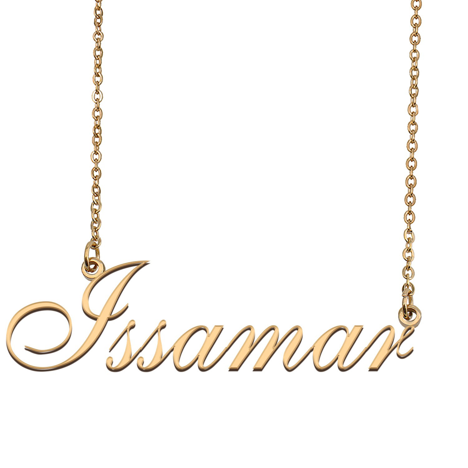 Personalized My Name Necklace Dainty personal Initial Necklace Issamar