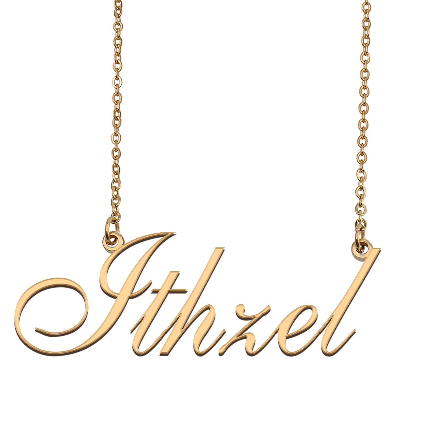 Personalized My Name Necklace Dainty personal Initial Necklace Ithzel