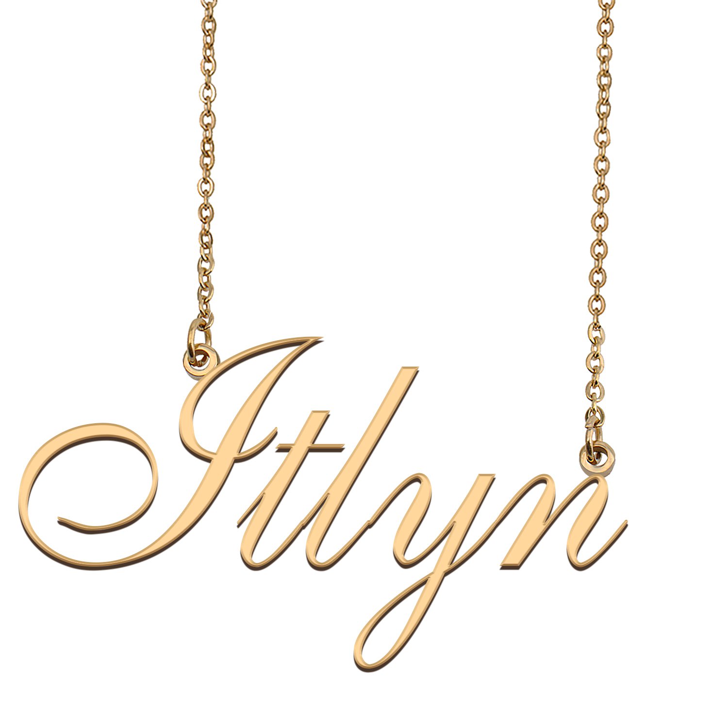 Personalized My Name Necklace Dainty personal Initial Necklace Itlyn