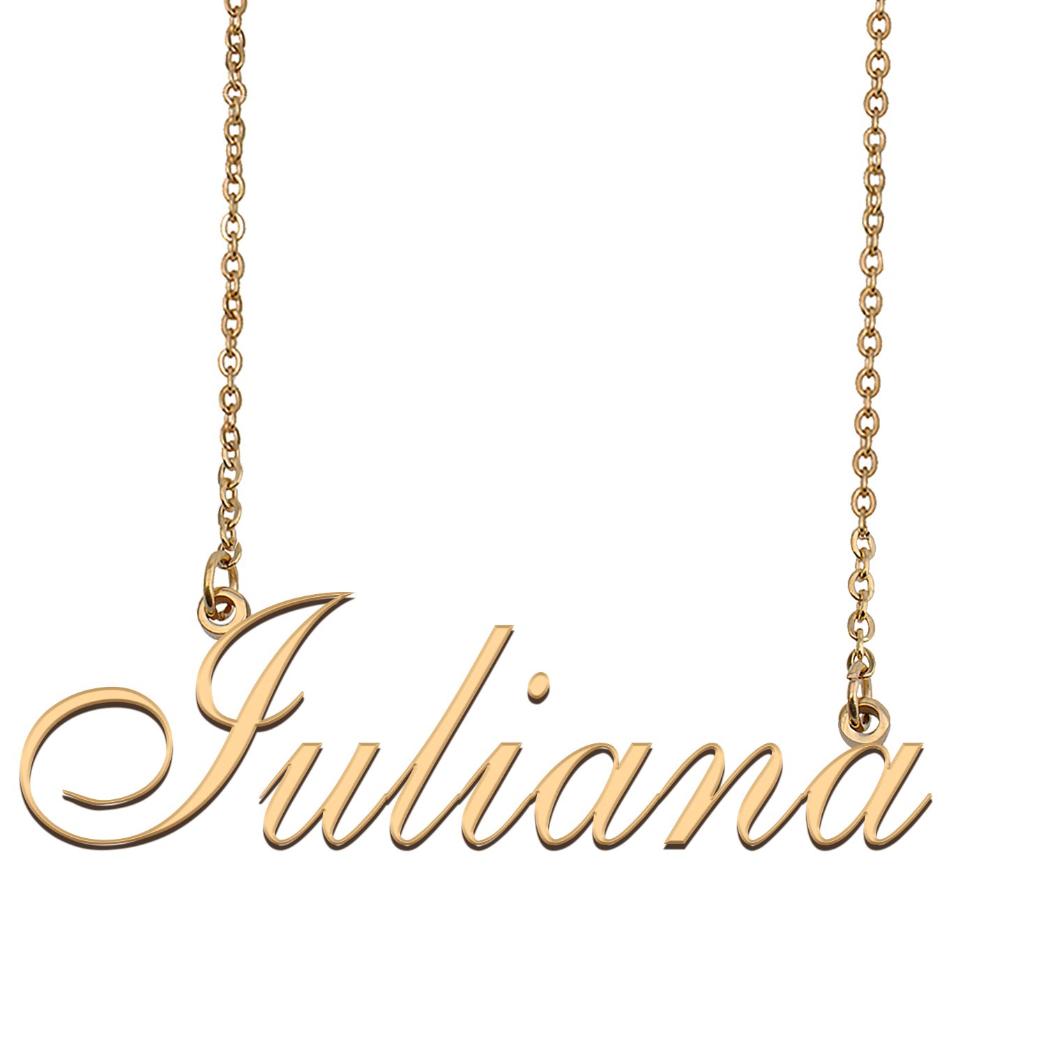 Personalized My Name Necklace Dainty personal Initial Necklace Iuliana