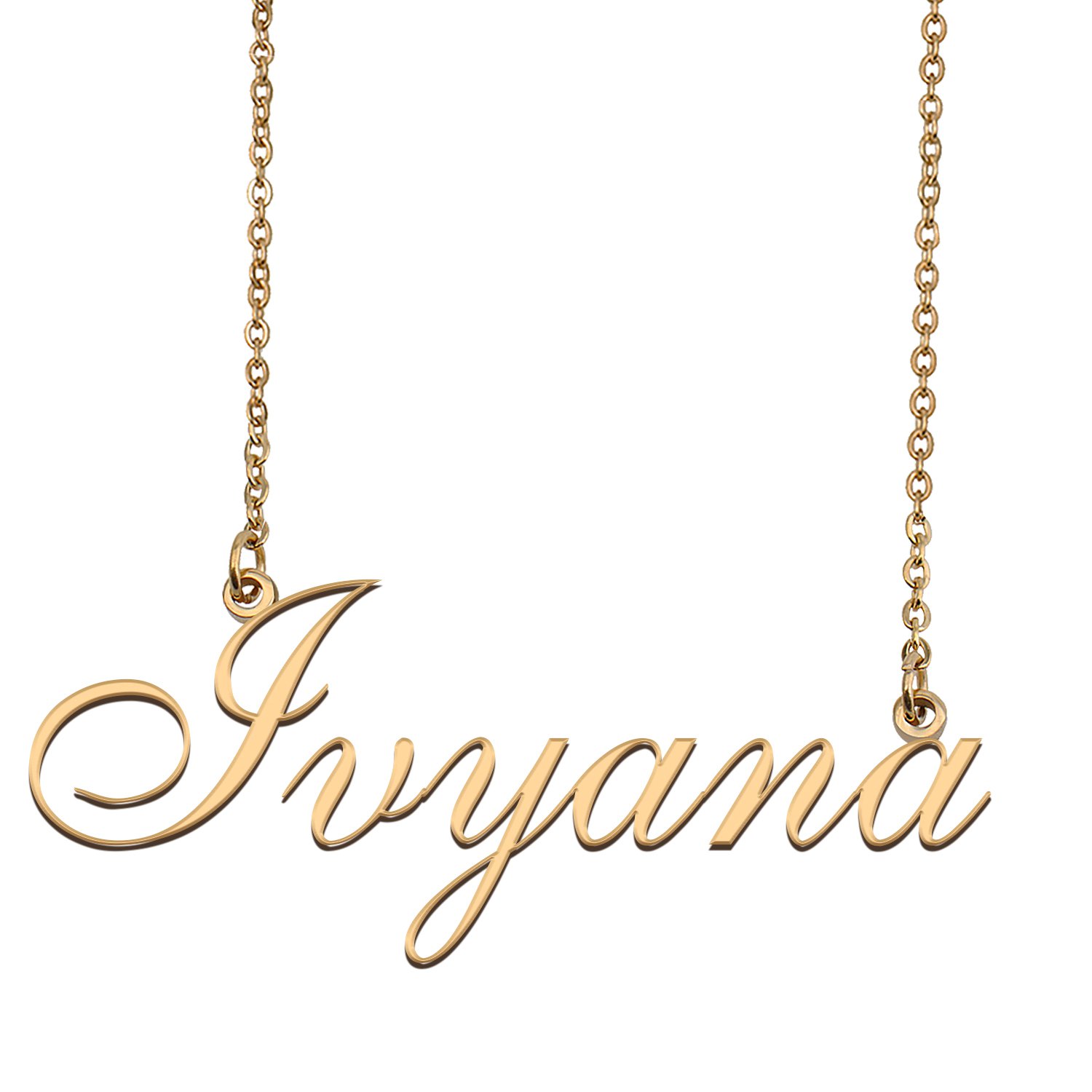 Personalized My Name Necklace Dainty personal Initial Necklace Ivyana