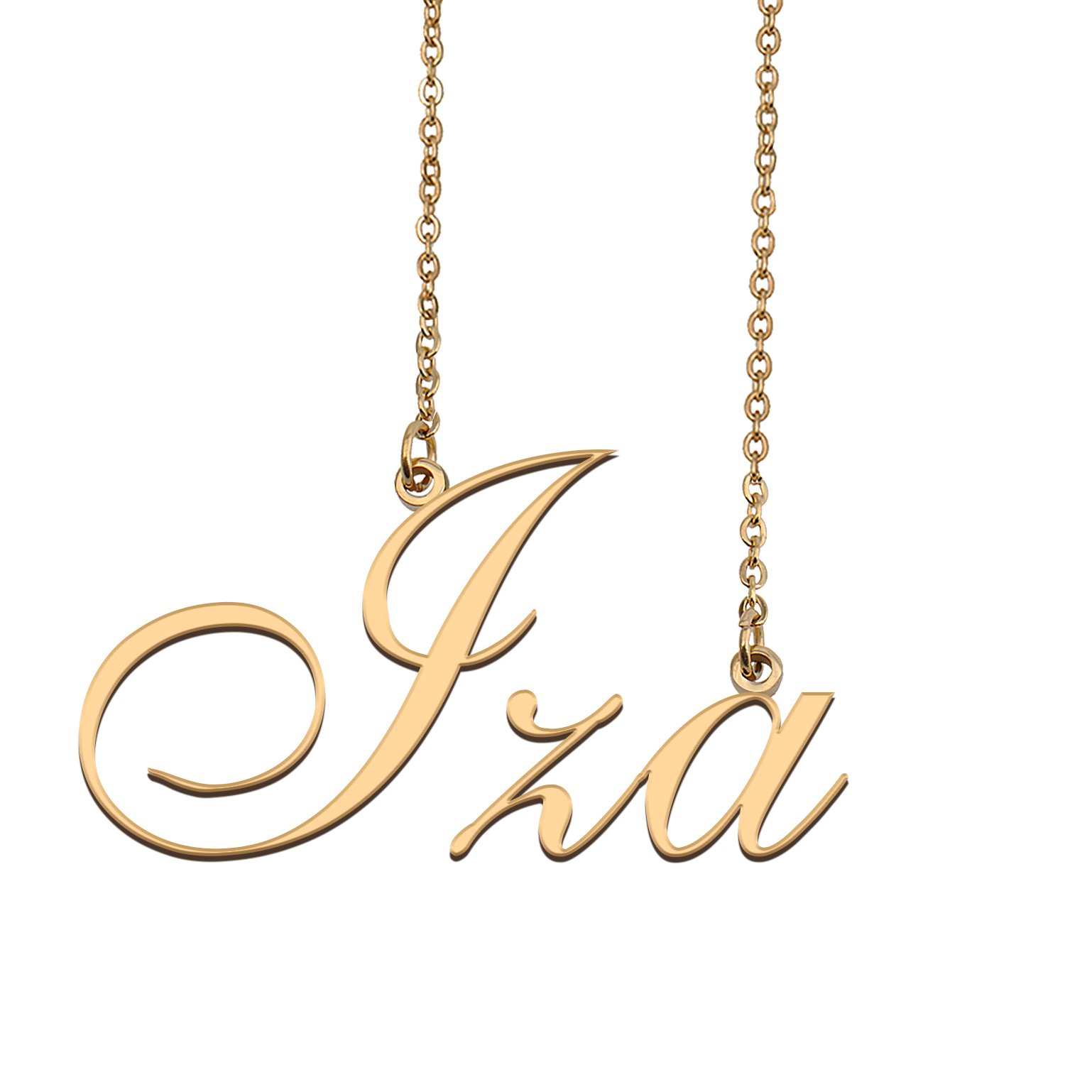 Personalized My Name Necklace Dainty personal Initial Necklace Iza