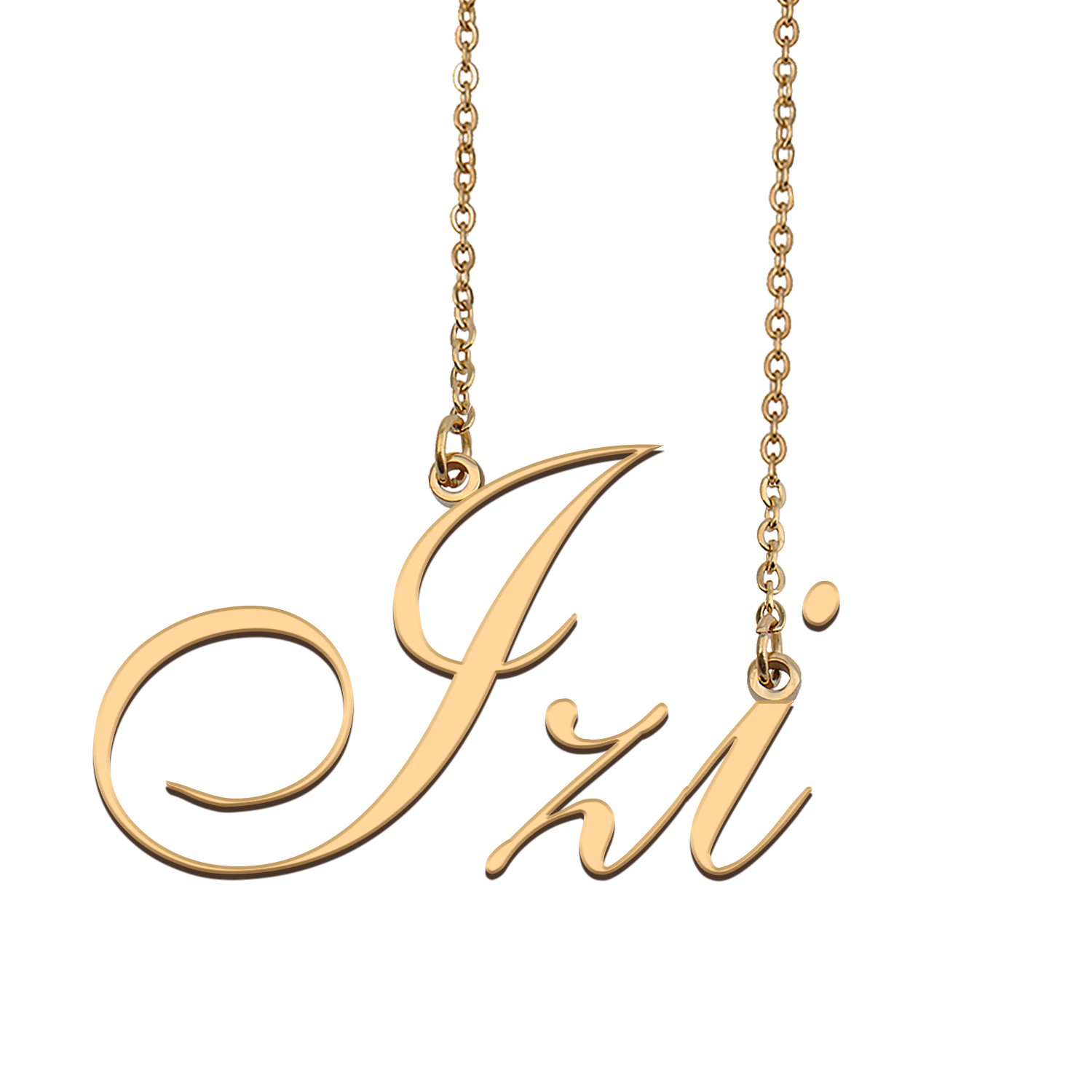 Personalized My Name Necklace Dainty personal Initial Necklace Izi