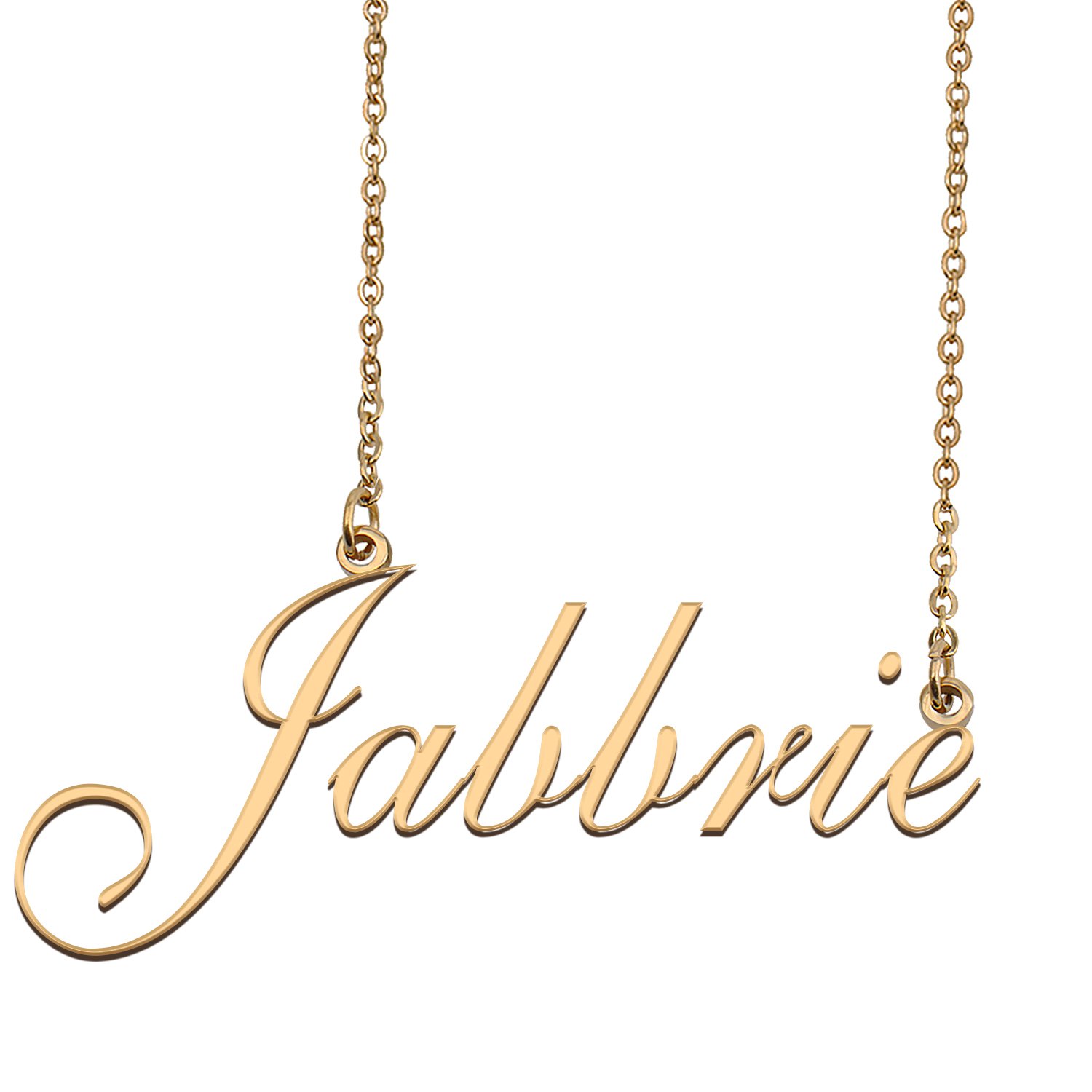Personalized My Name Necklace Dainty personal Initial Necklace Jabbrie