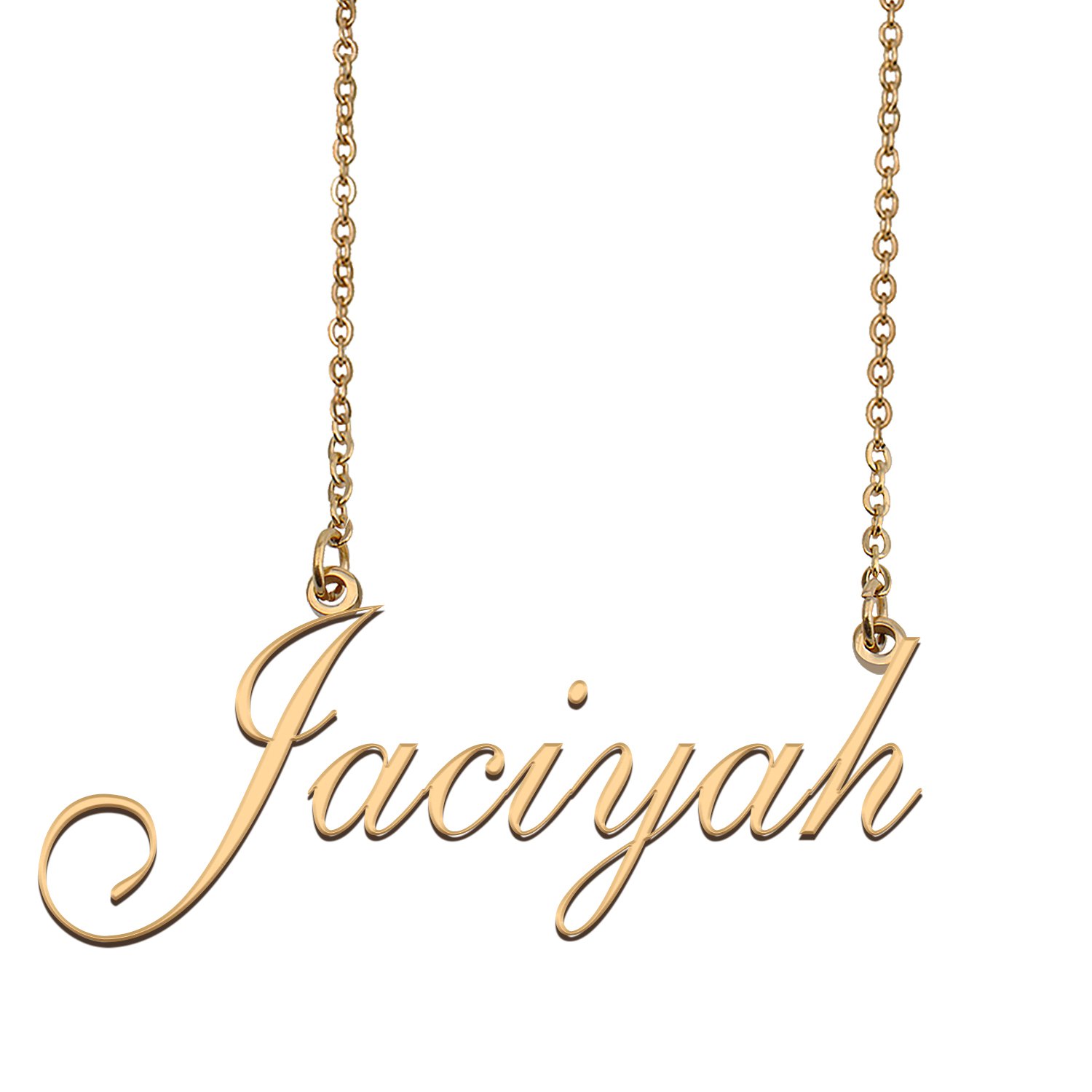 Personalized My Name Necklace Dainty personal Initial Necklace Jaciyah