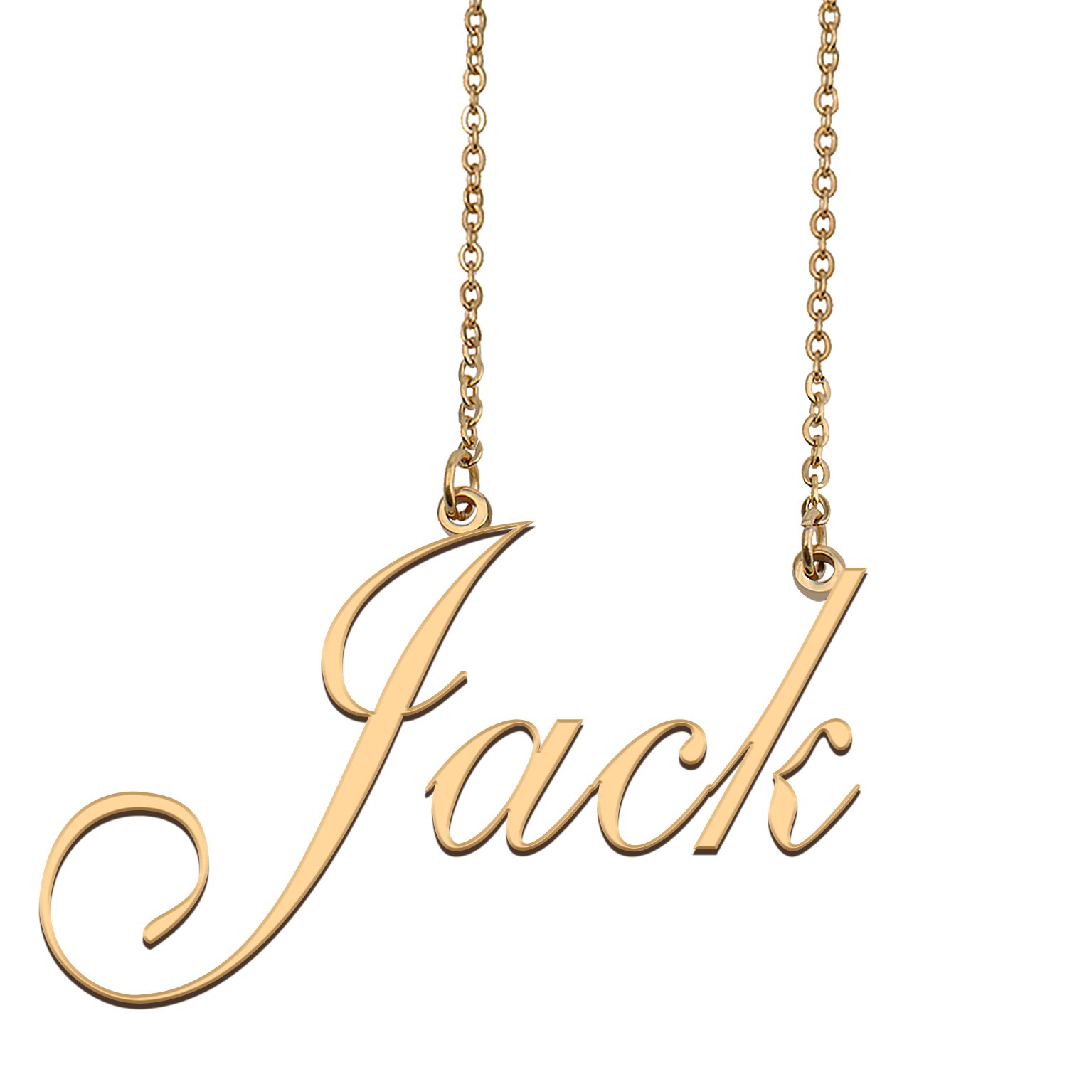 Personalized My Name Necklace Dainty personal Initial Necklace Jack