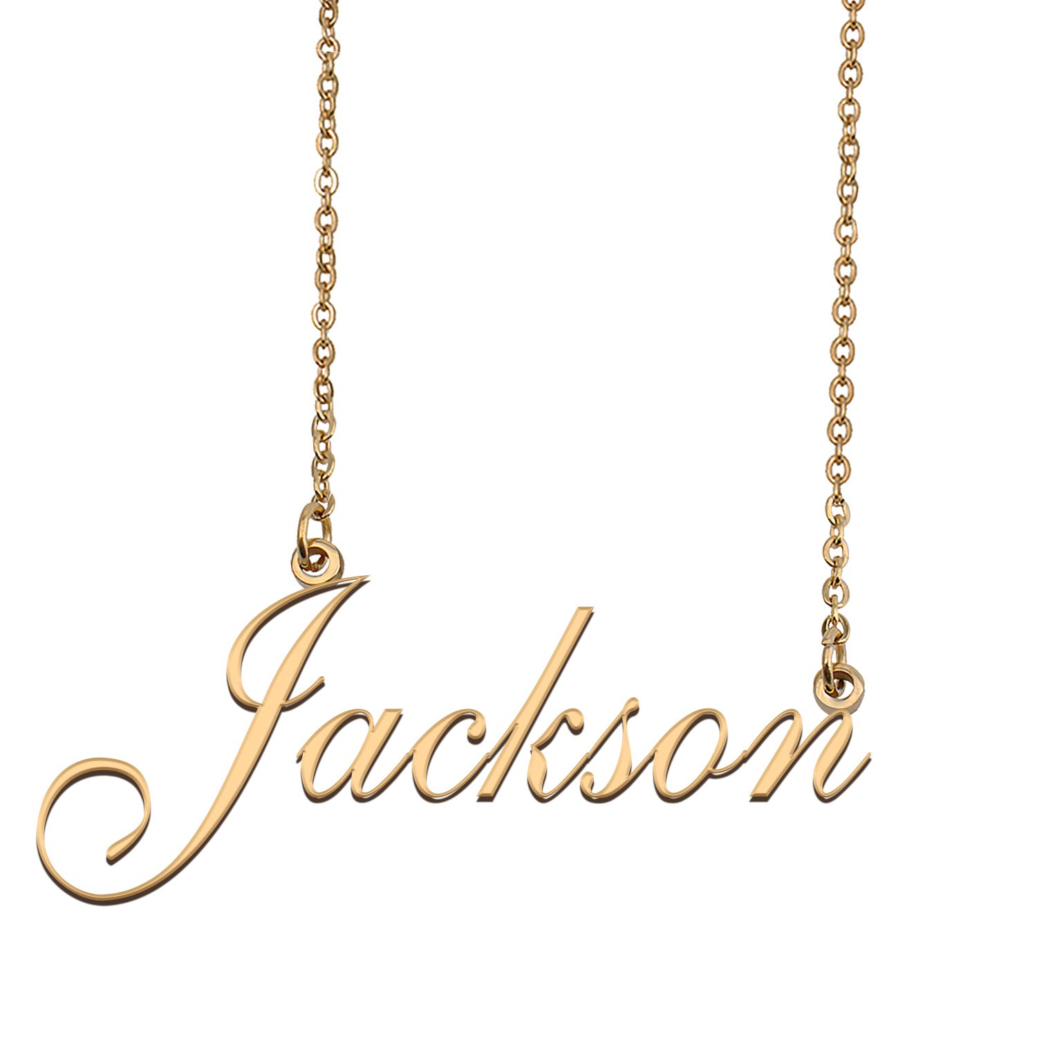 Personalized My Name Necklace Dainty personal Initial Necklace Jackson
