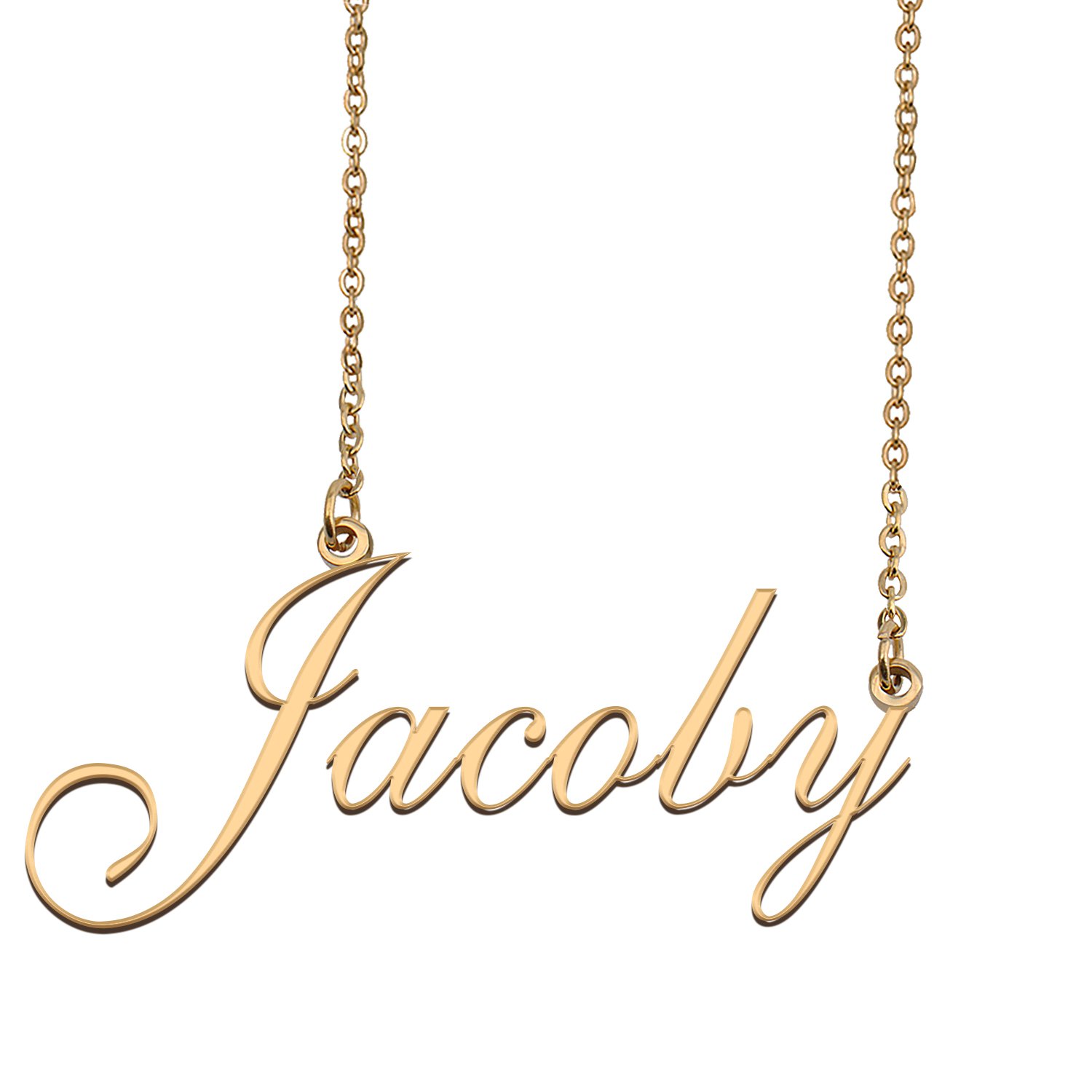 Personalized My Name Necklace Dainty personal Initial Necklace Jacoby