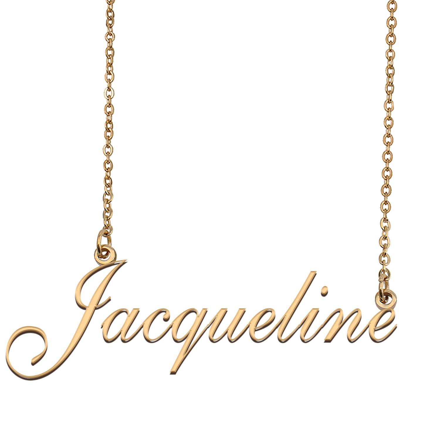 Personalized My Name Necklace Dainty personal Initial Necklace Jacqueline