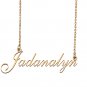 Personalized My Name Necklace Dainty personal Initial Necklace Jadanalyn