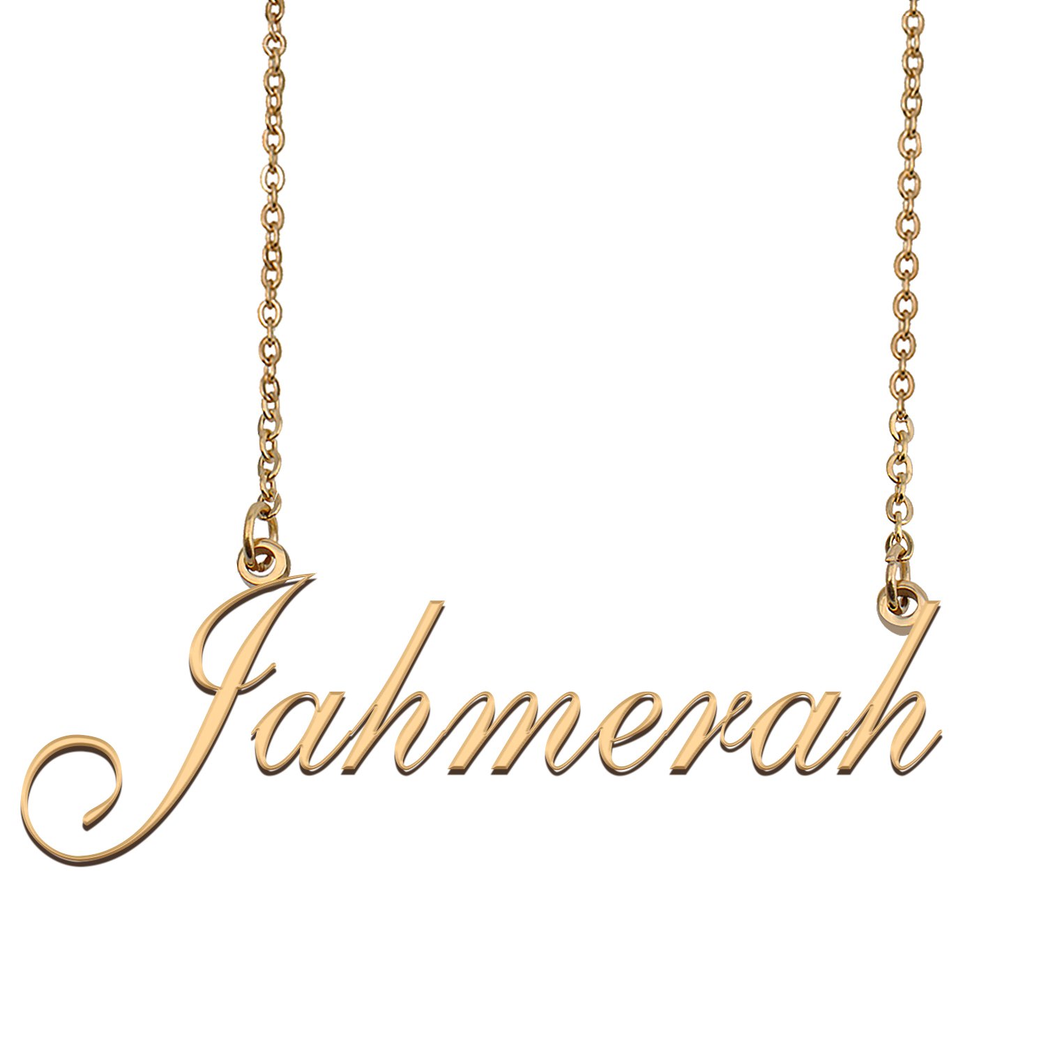 Personalized My Name Necklace Dainty personal Initial Necklace Jahmerah