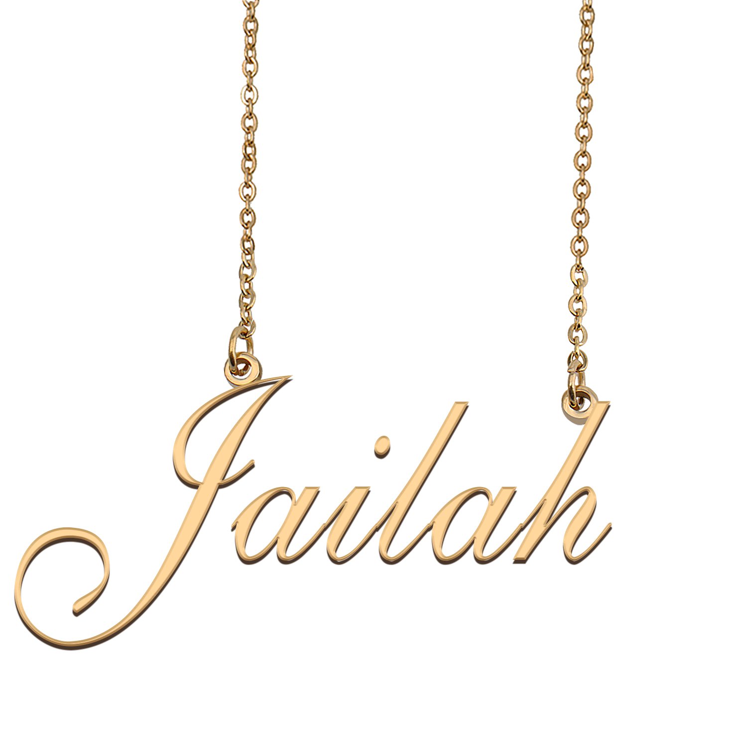 Personalized My Name Necklace Dainty personal Initial Necklace Jailah