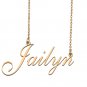 Personalized My Name Necklace Dainty personal Initial Necklace Jailyn