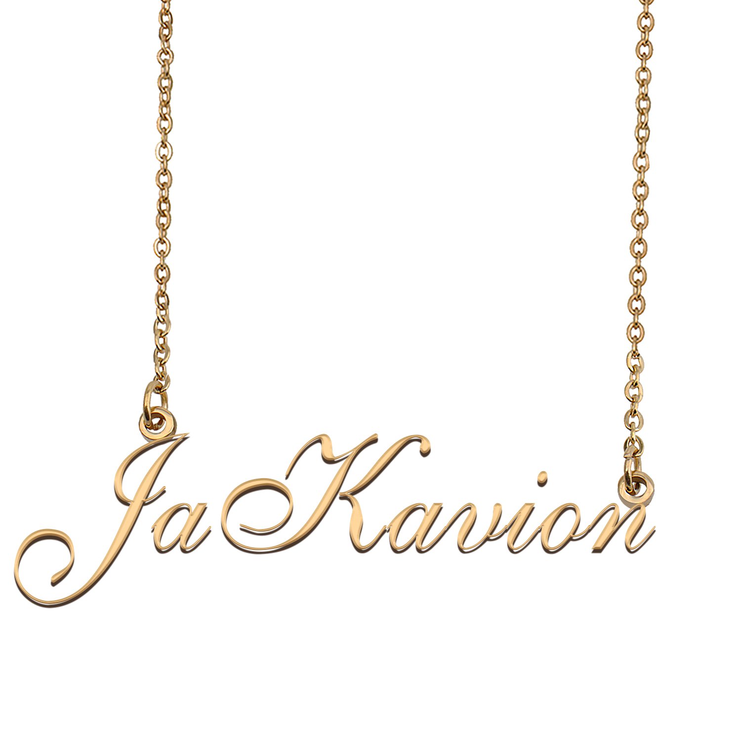 Personalized My Name Necklace Dainty personal Initial Necklace JaKavion