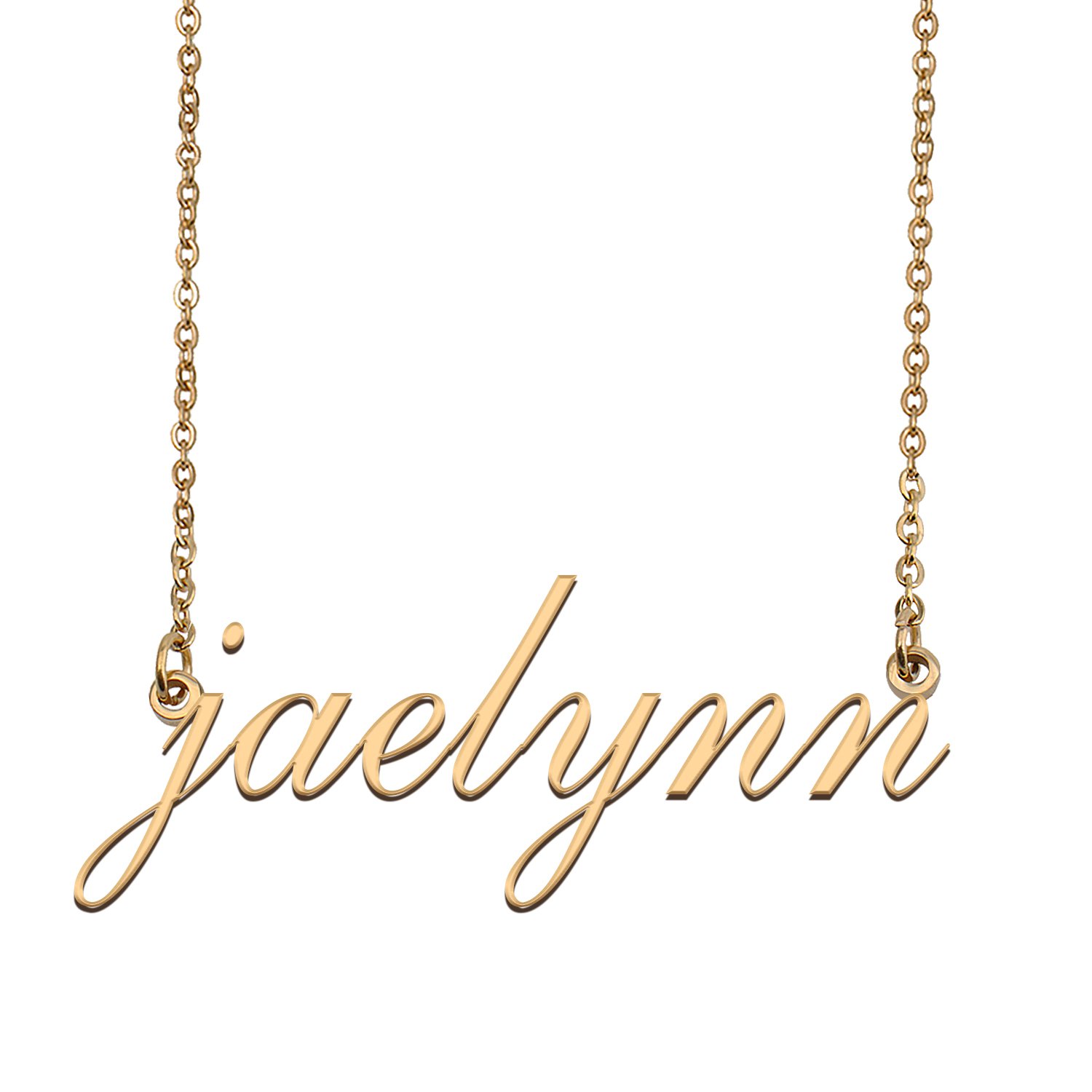 Personalized My Name Necklace Dainty personal Initial Necklace JaKeria