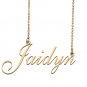 Personalized My Name Necklace Dainty personal Initial Necklace Jalyn