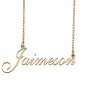 Personalized My Name Necklace Dainty personal Initial Necklace Jamal