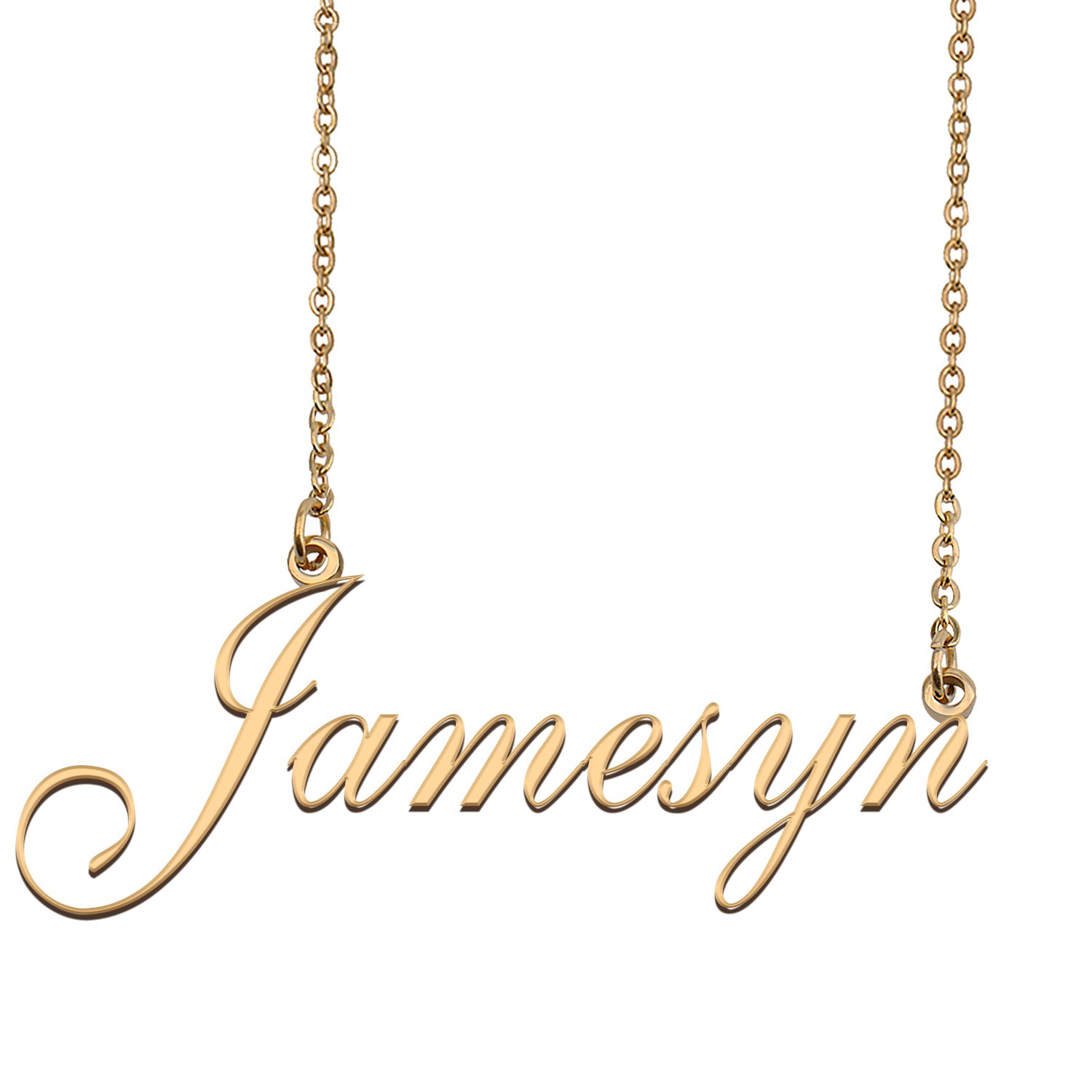 Personalized My Name Necklace Dainty personal Initial Necklace Jamesyn
