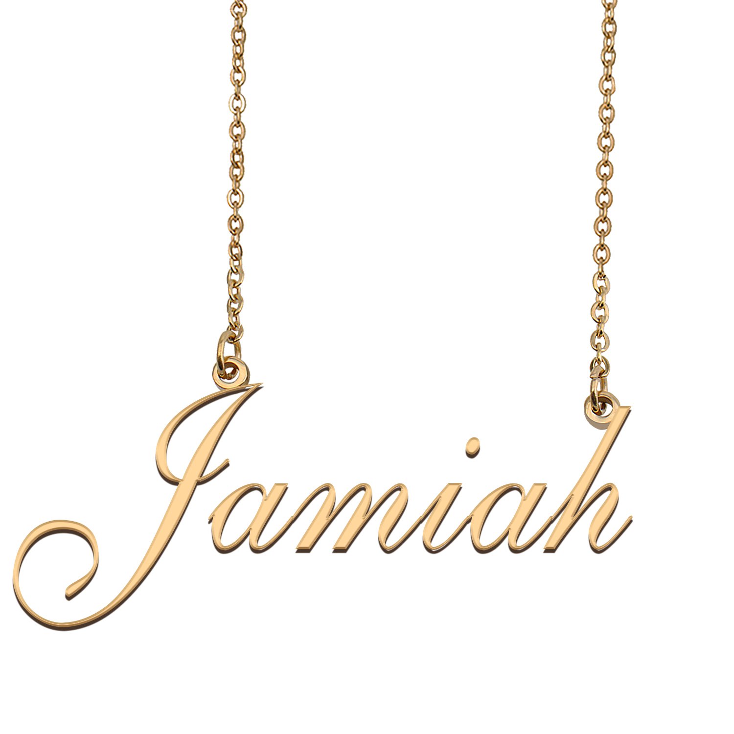 Personalized My Name Necklace Dainty personal Initial Necklace Jamiah