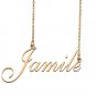 Personalized My Name Necklace Dainty personal Initial Necklace Jamile