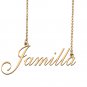 Personalized My Name Necklace Dainty personal Initial Necklace Jamilla