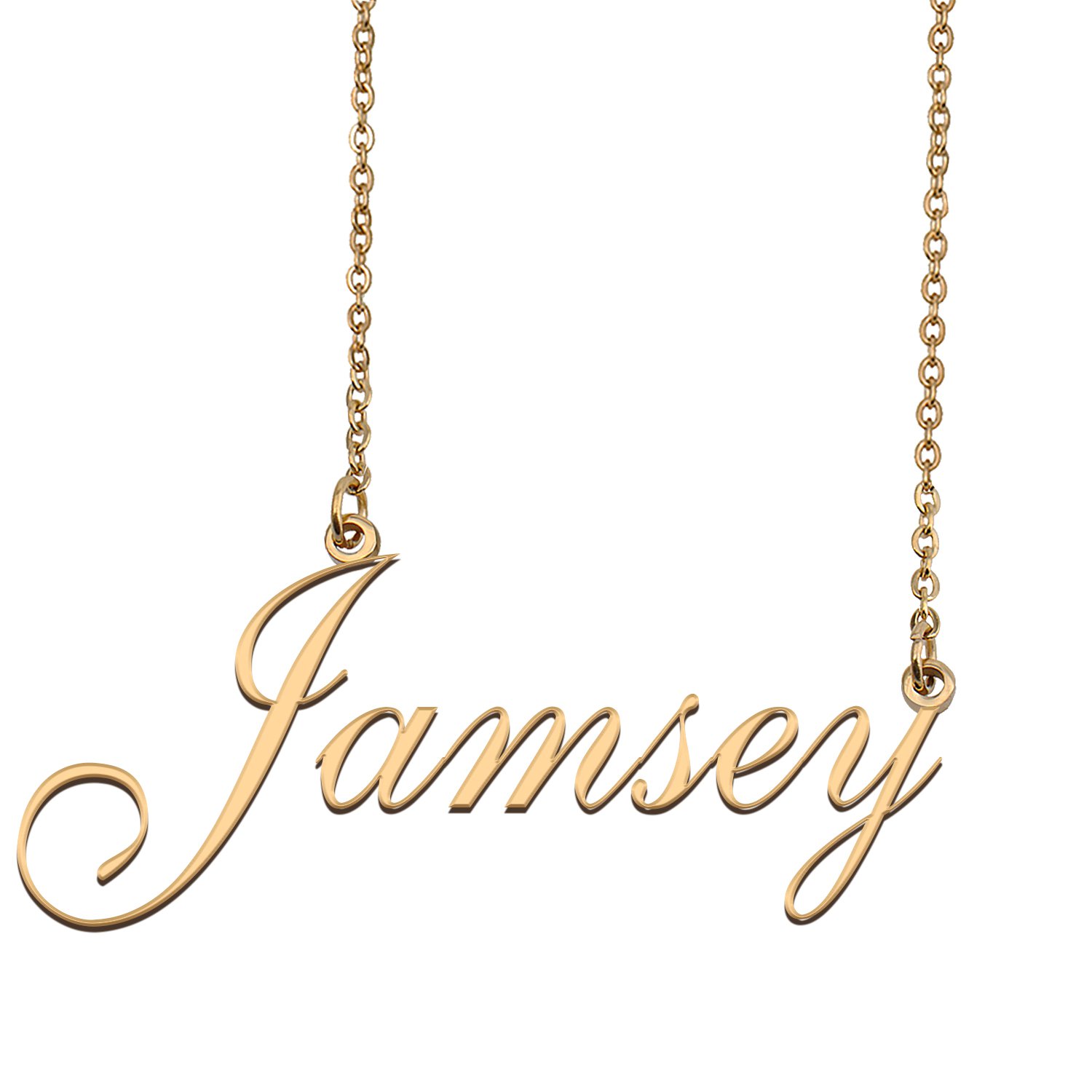 Personalized My Name Necklace Dainty personal Initial Necklace Jamsey