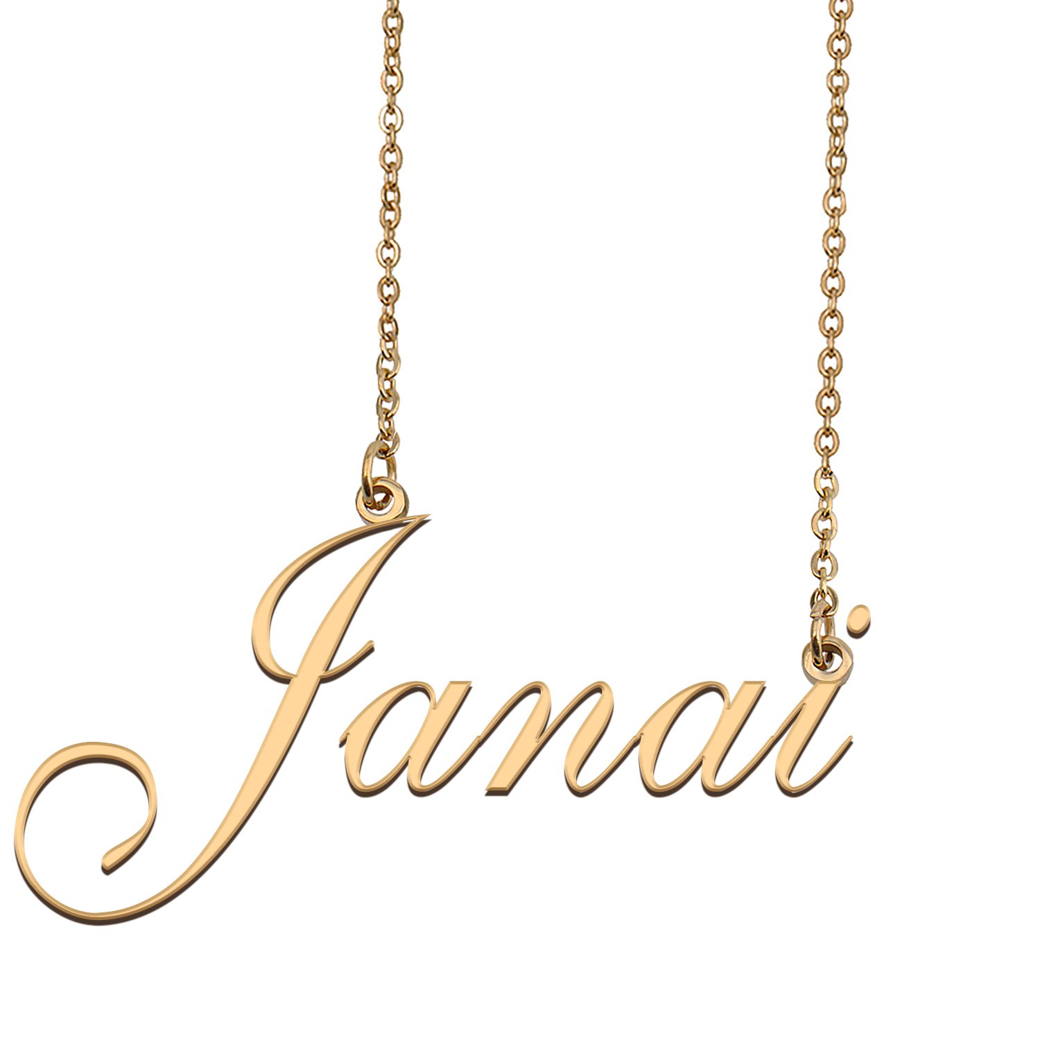 Personalized My Name Necklace Dainty personal Initial Necklace Janai