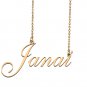 Personalized My Name Necklace Dainty personal Initial Necklace Janai