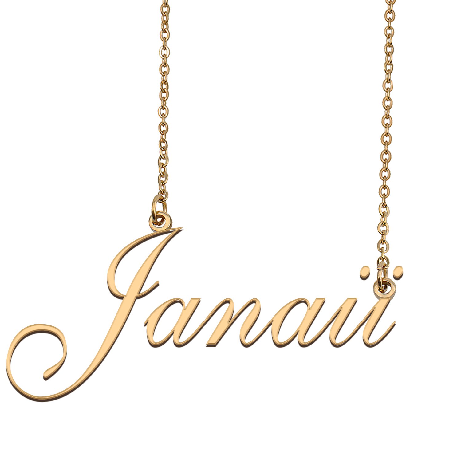 Personalized My Name Necklace Dainty personal Initial Necklace Janaii