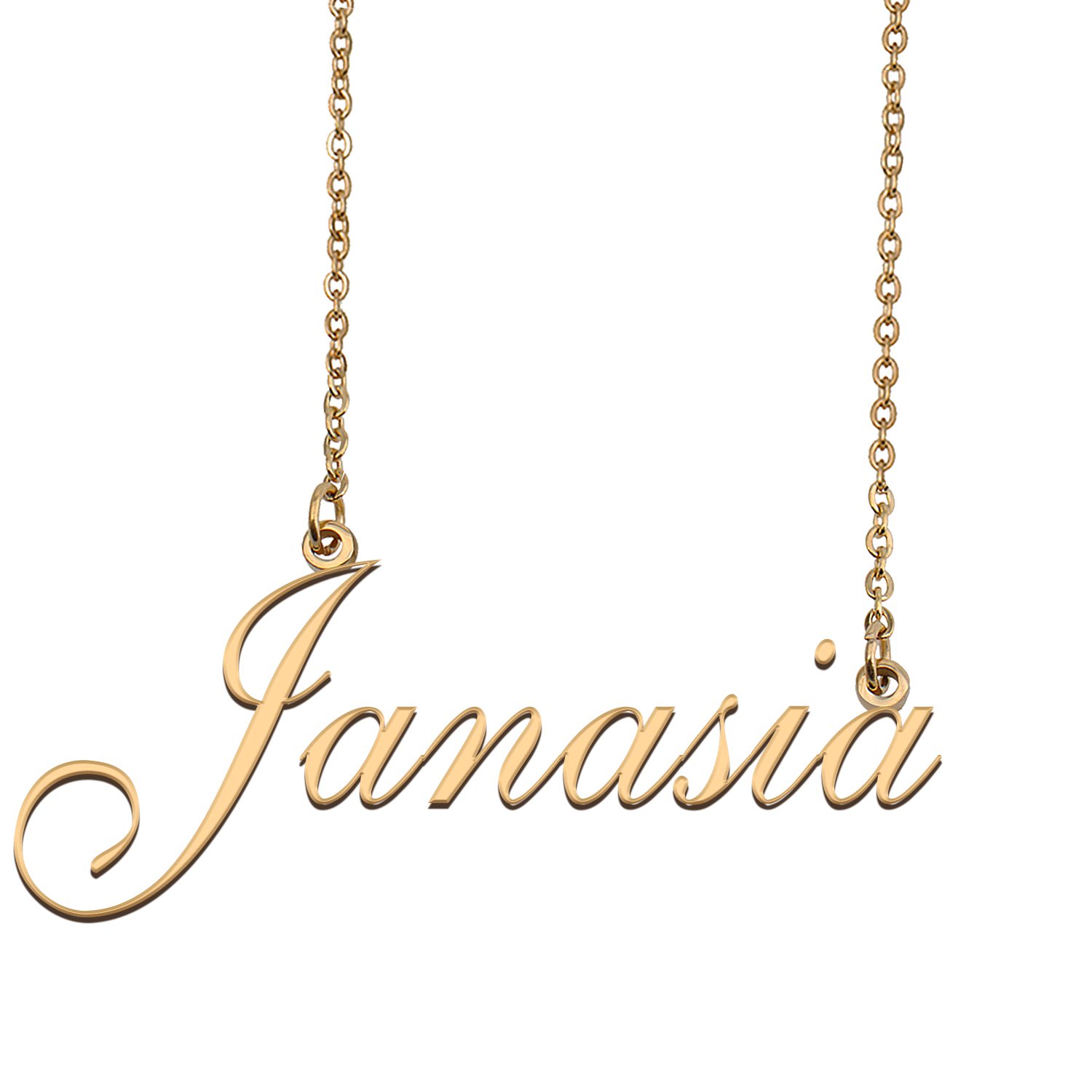 Personalized My Name Necklace Dainty personal Initial Necklace Janasia