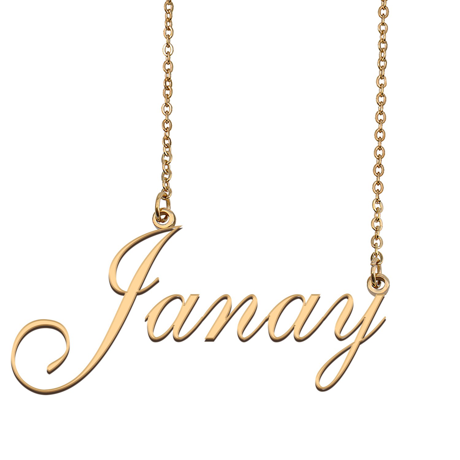 Personalized My Name Necklace Dainty personal Initial Necklace Janay