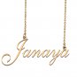 Personalized My Name Necklace Dainty personal Initial Necklace Janaya