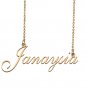Personalized My Name Necklace Dainty personal Initial Necklace Janaysia
