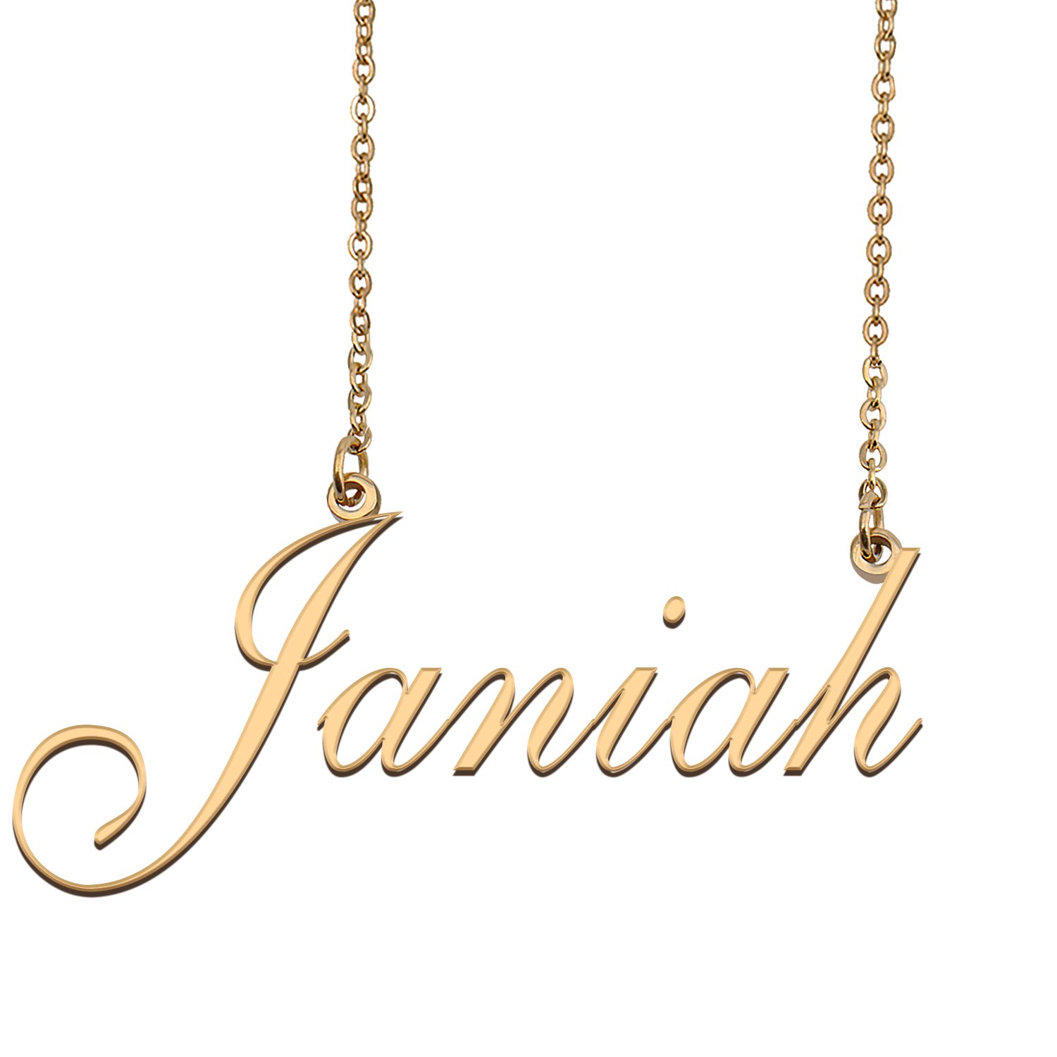 Personalized My Name Necklace Dainty personal Initial Necklace Janiah