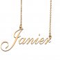 Personalized My Name Necklace Dainty personal Initial Necklace Janier