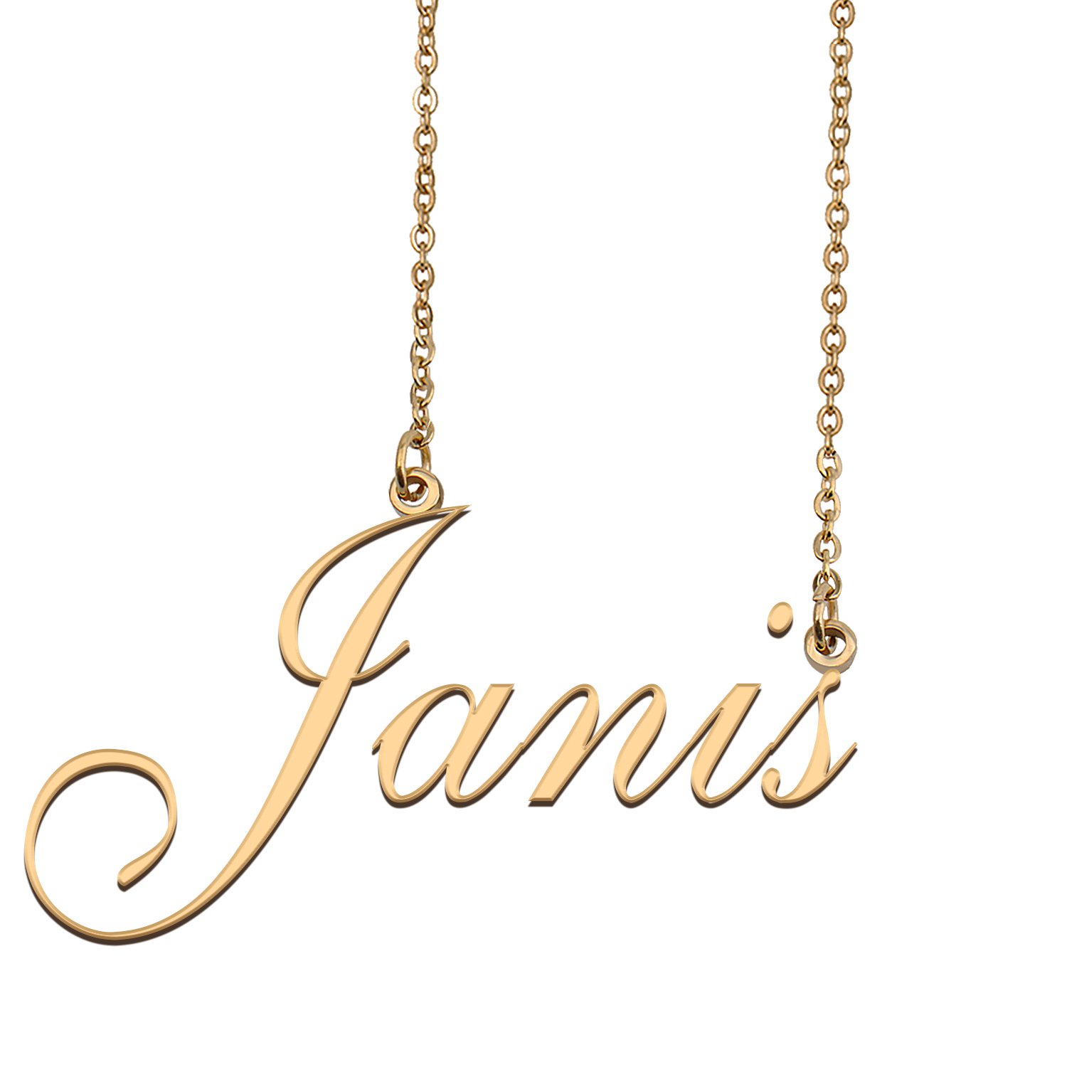 Personalized My Name Necklace Dainty personal Initial Necklace Janis