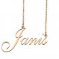 Personalized My Name Necklace Dainty personal Initial Necklace Janis
