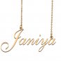 Personalized My Name Necklace Dainty personal Initial Necklace Janiya