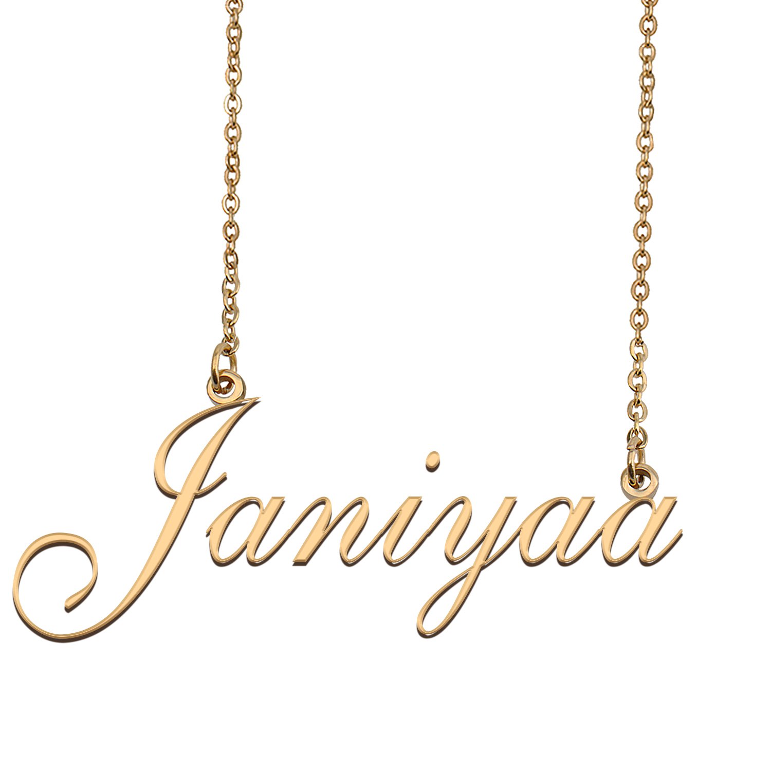 Personalized My Name Necklace Dainty personal Initial Necklace Janiyaa