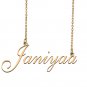 Personalized My Name Necklace Dainty personal Initial Necklace Janiyaa