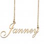 Personalized My Name Necklace Dainty personal Initial Necklace Janney