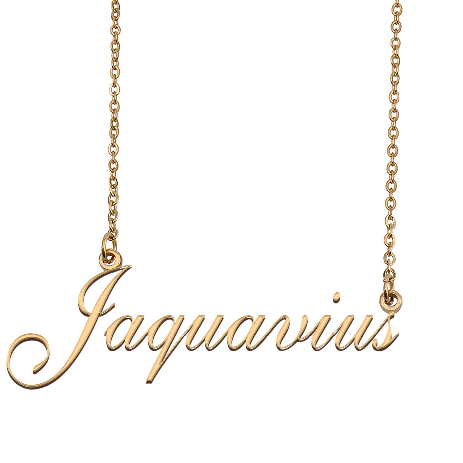 Personalized My Name Necklace Dainty personal Initial Necklace Jaquavius