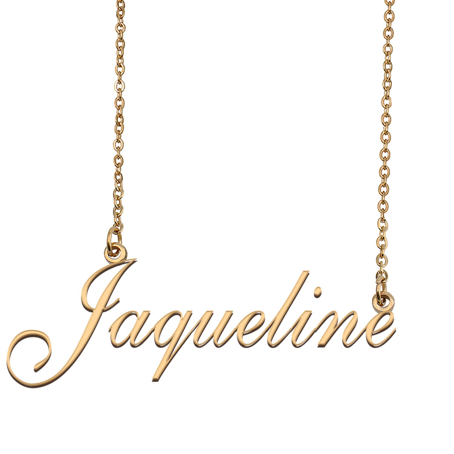 Personalized My Name Necklace Dainty personal Initial Necklace Jaqueline