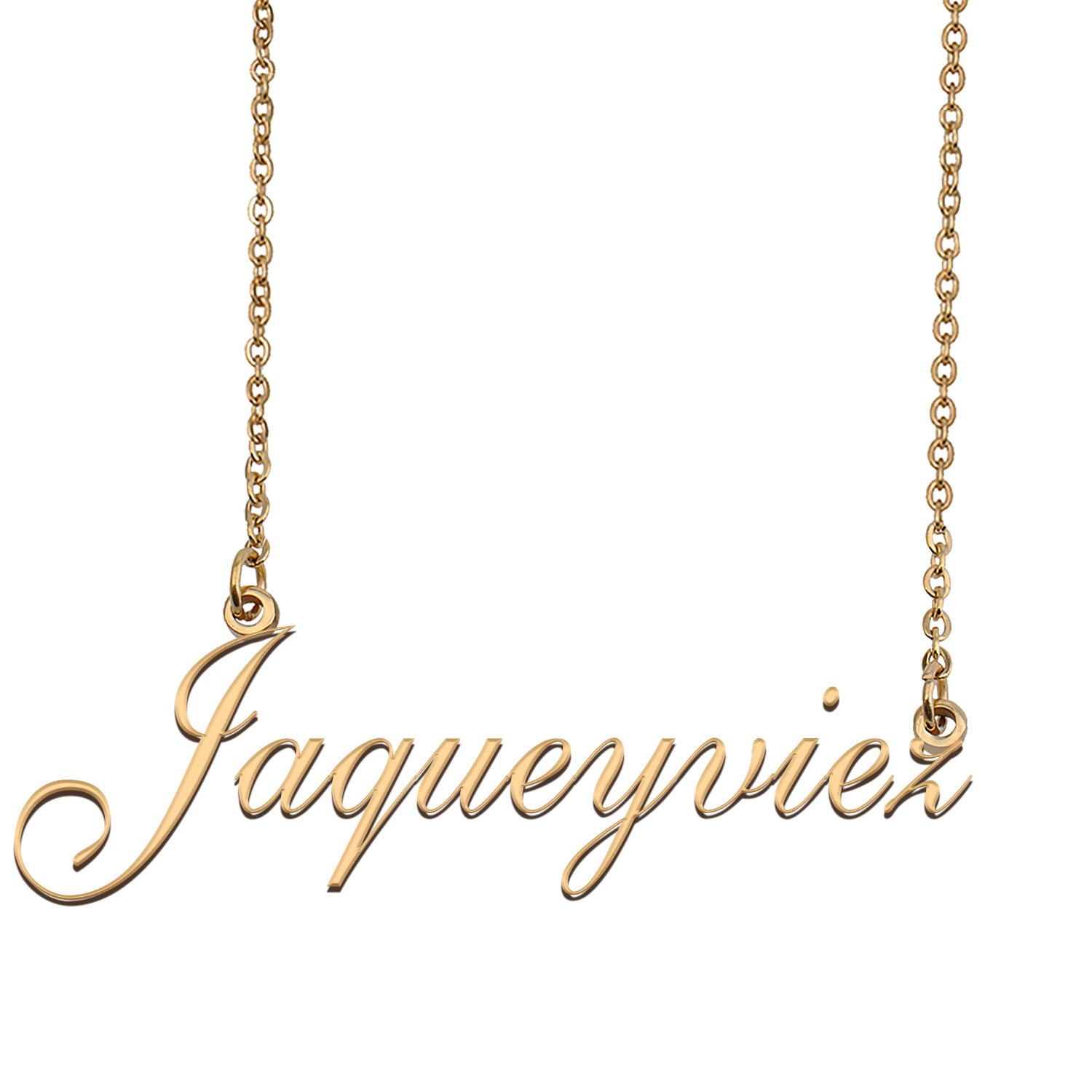Personalized My Name Necklace Dainty personal Initial Necklace Jaqueyviez