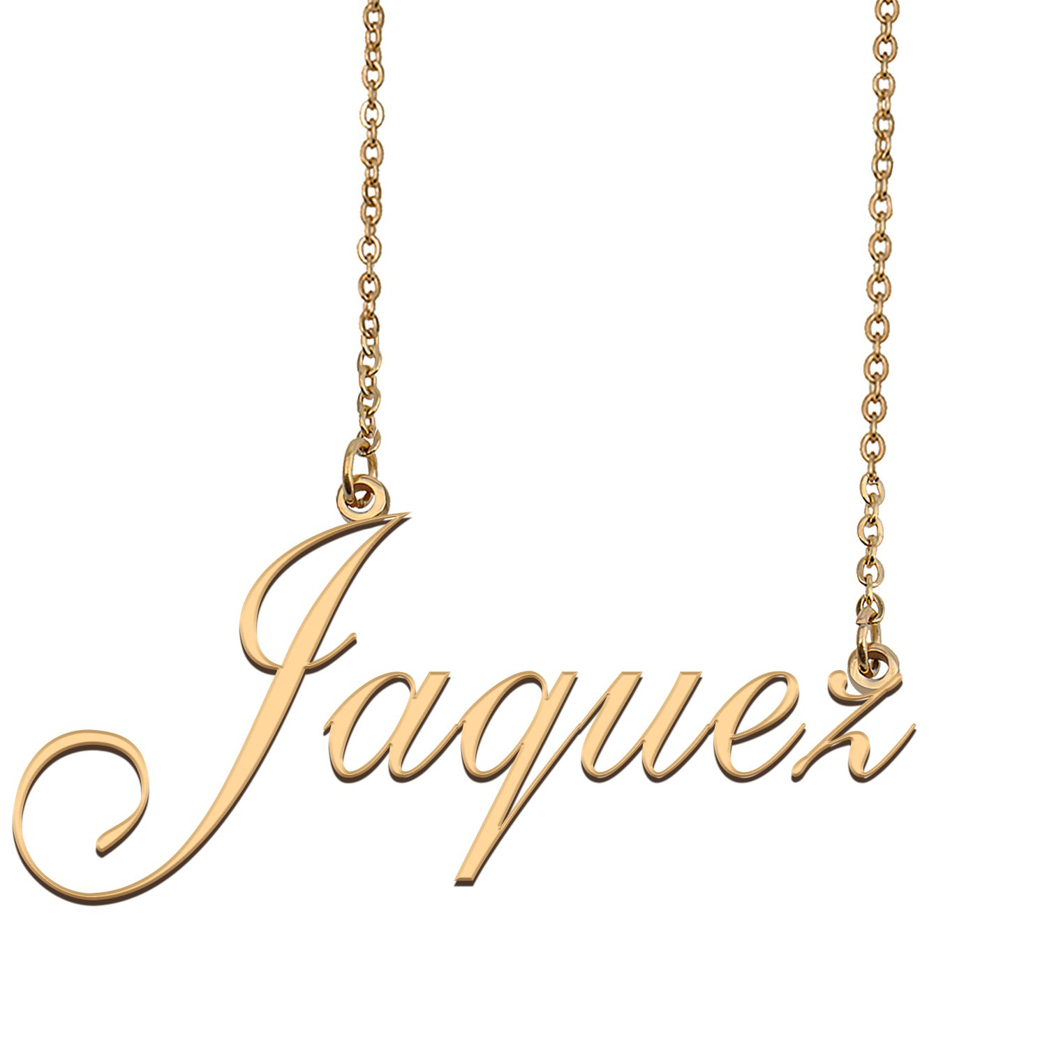 Personalized My Name Necklace Dainty personal Initial Necklace Jaquez