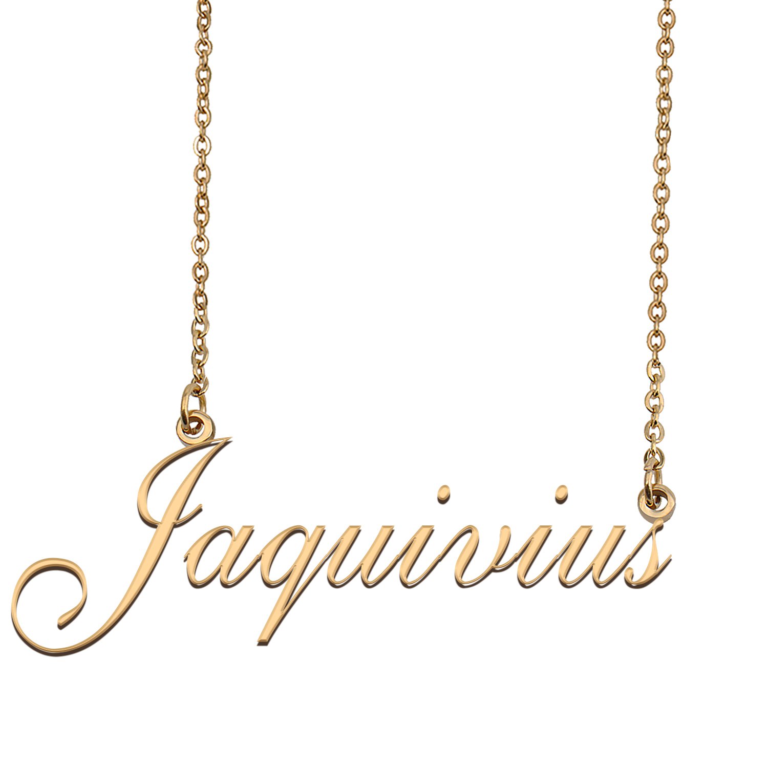 Personalized My Name Necklace Dainty personal Initial Necklace Jaquivius