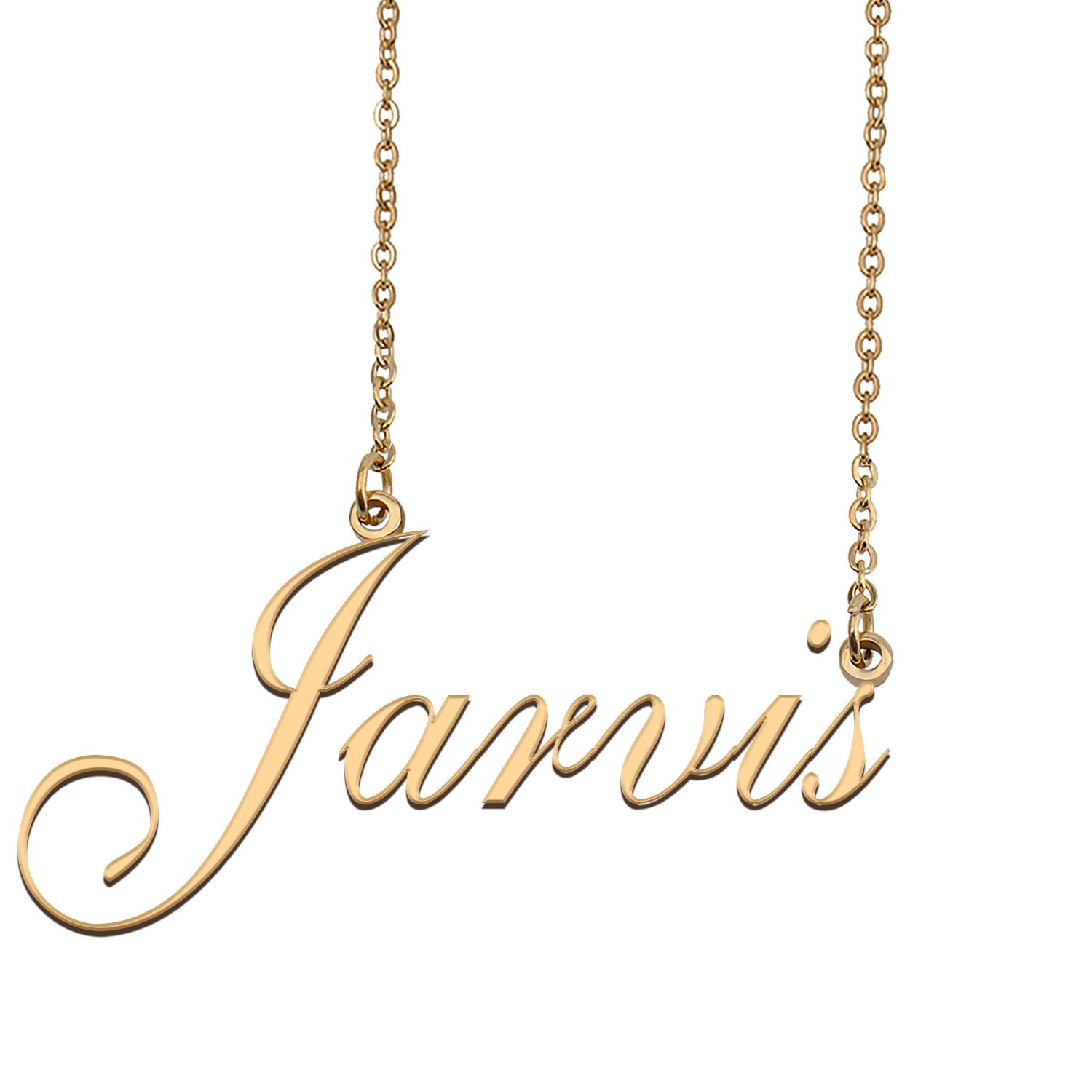 Customized Custom Script Name Necklace for Women Jarvis