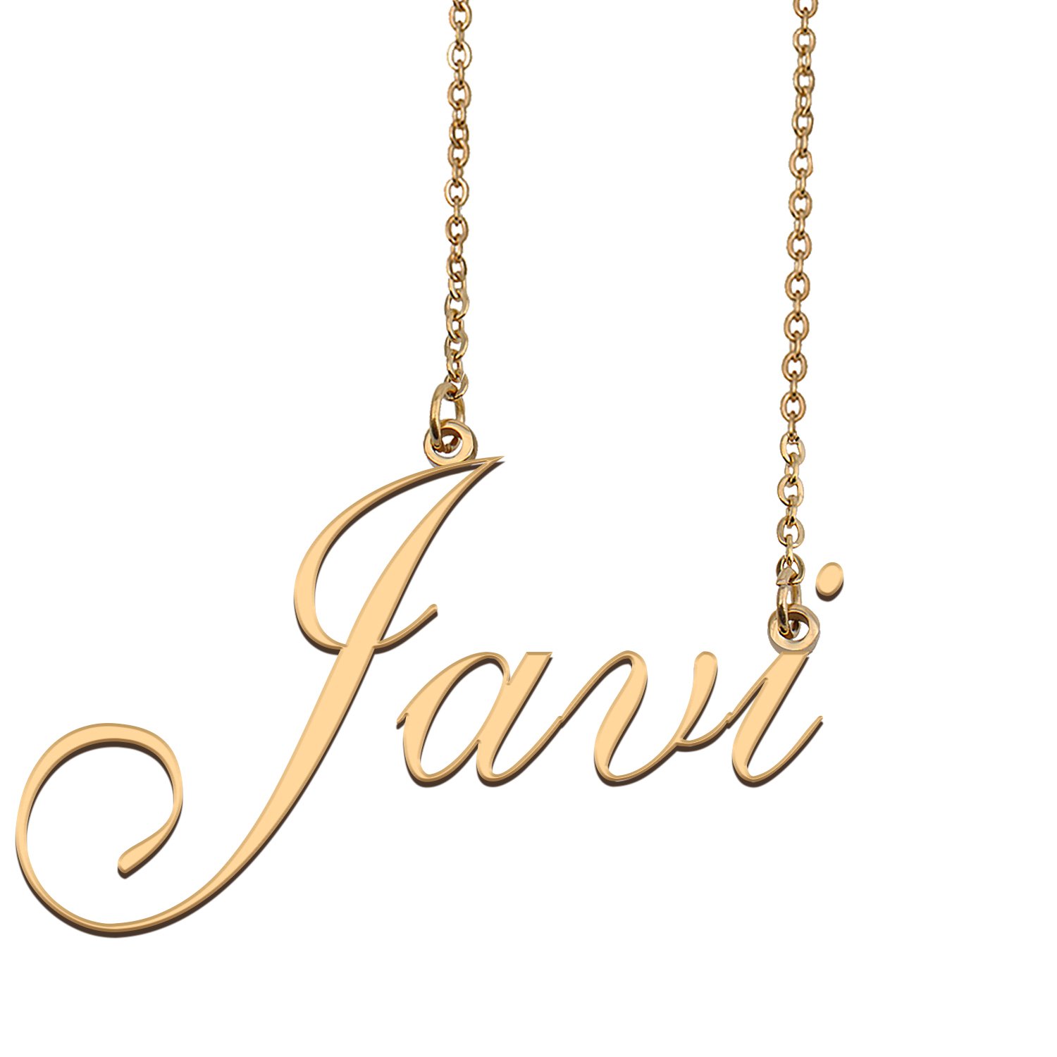 Customized Custom Script Name Necklace for Women Javi