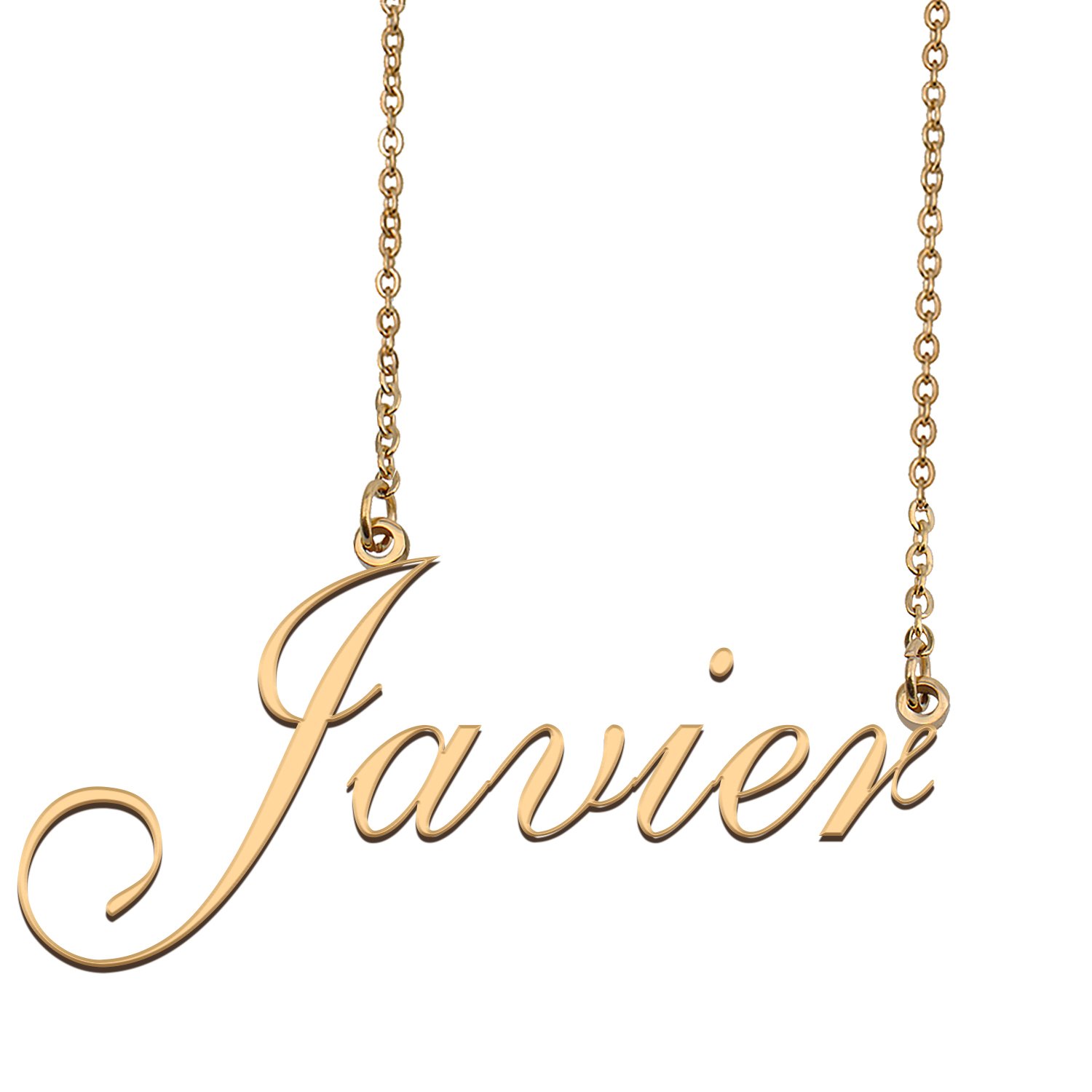 Customized Custom Script Name Necklace for Women Javier